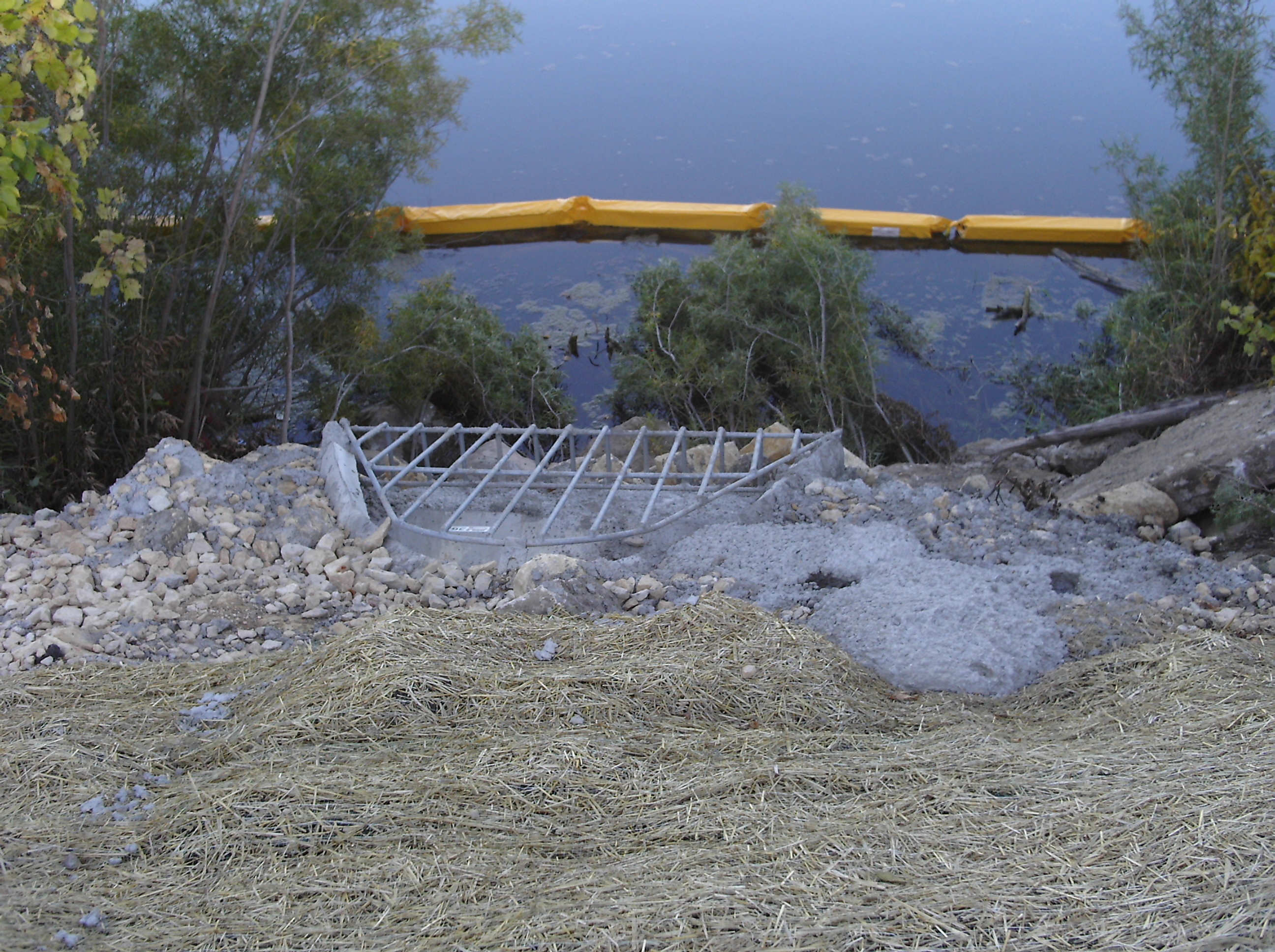 Lake Hallett storm drain reconstruction