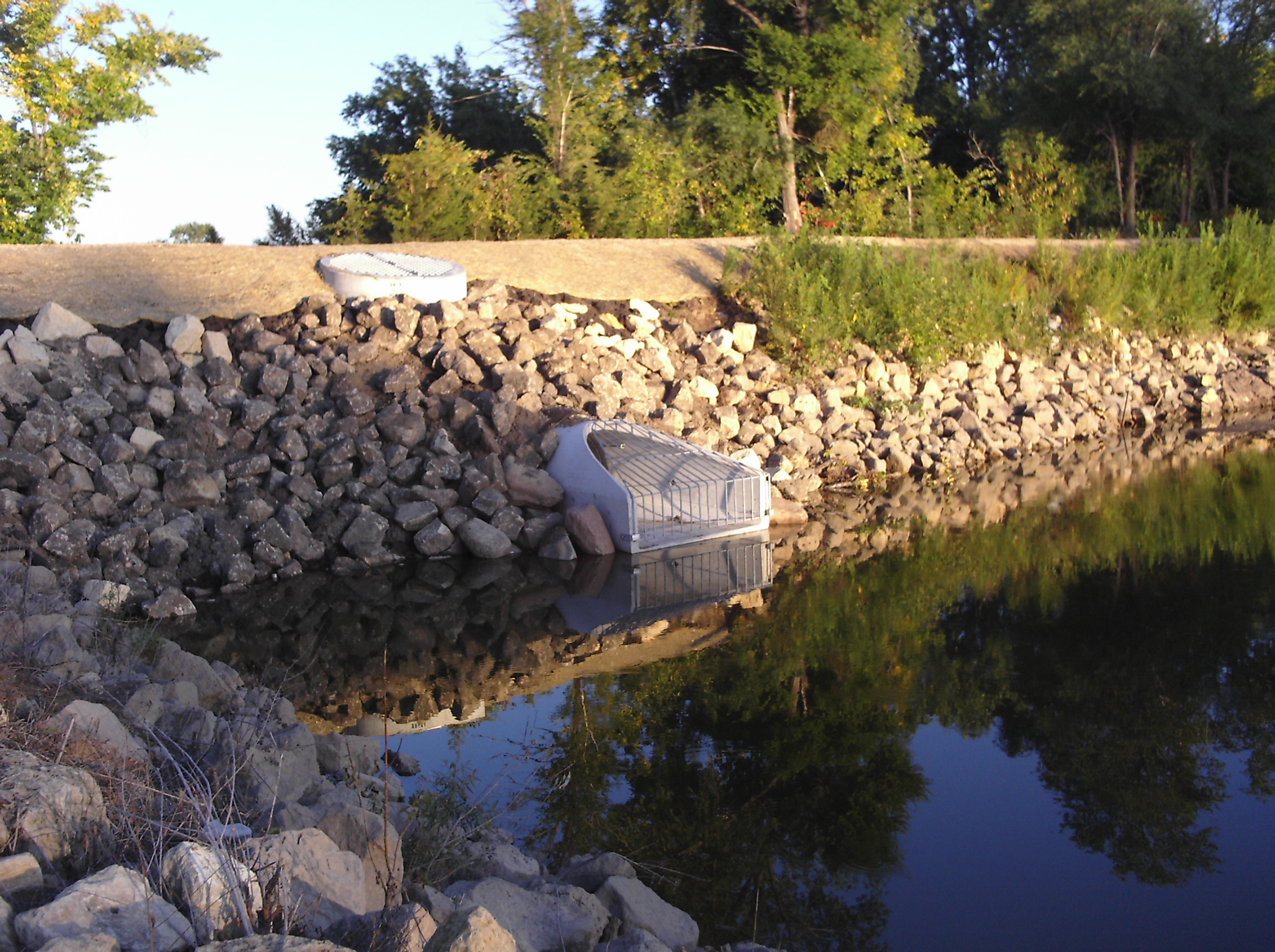 Lake Hallet storm drain reconstruction